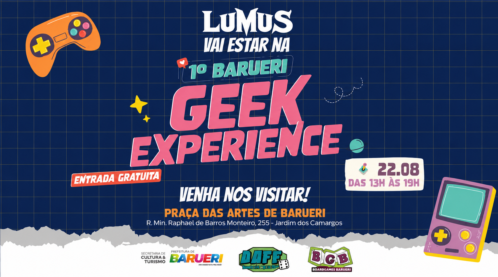 Fim de semana em Barueri terá teatro, cultura geek, Feirarte e atrações gratuitas